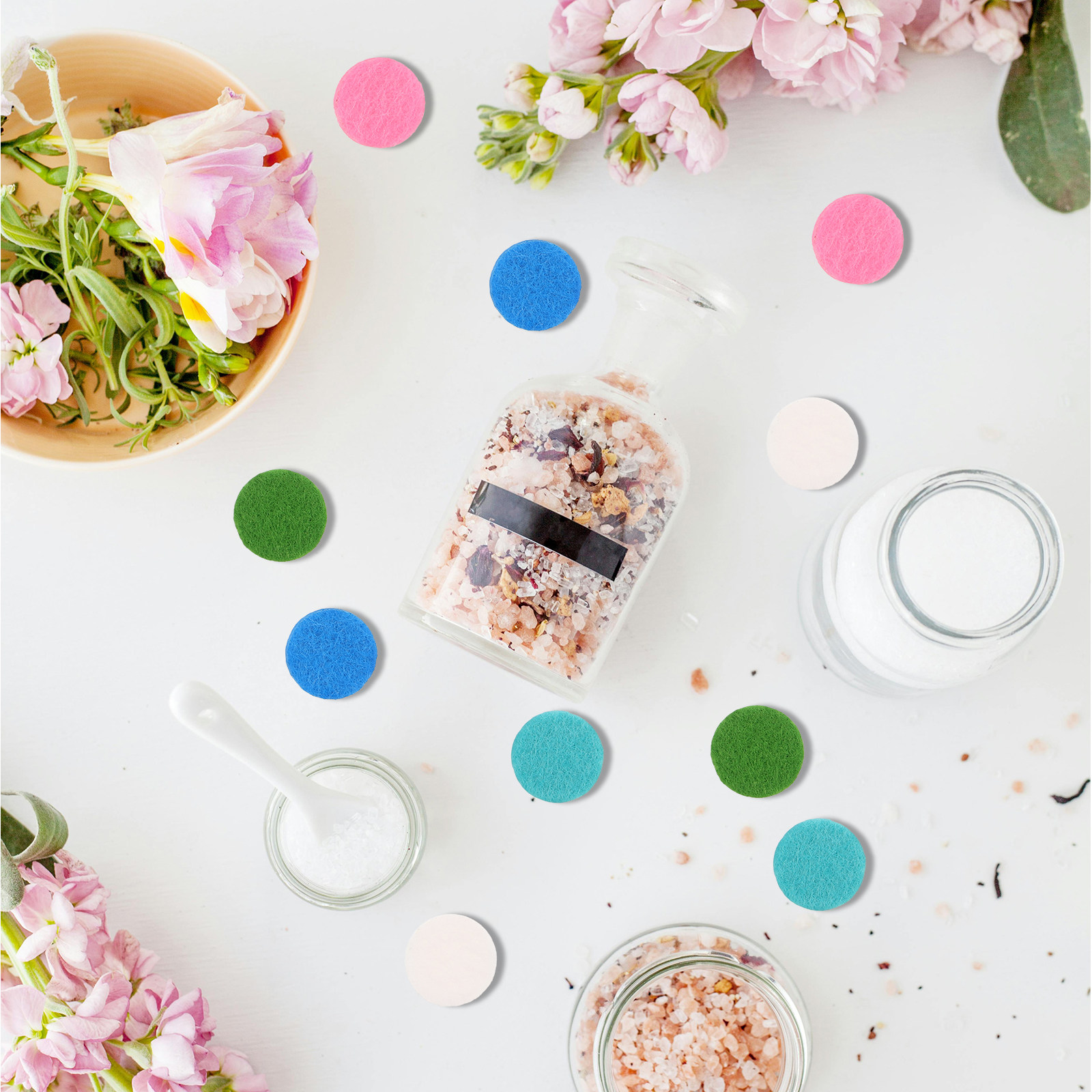 Perfume Fragrance Essence - 50Pcs Round Fragrance Pads Cotton Inserts