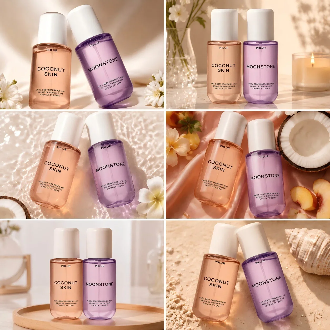 Perfume Fragrance Lasting - PHLUR Coconut Skin & Moonstone Hair