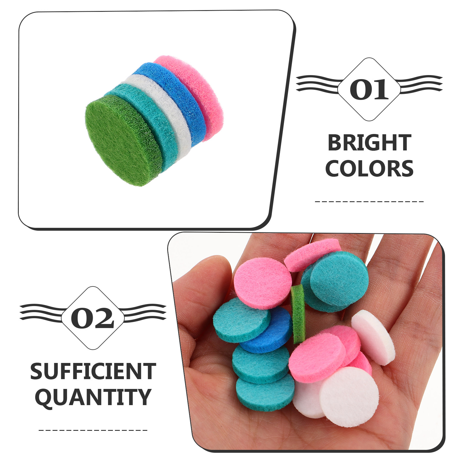 50Pcs Round Fragrance Pads Cot - Perfume Fragrance Essence review and price