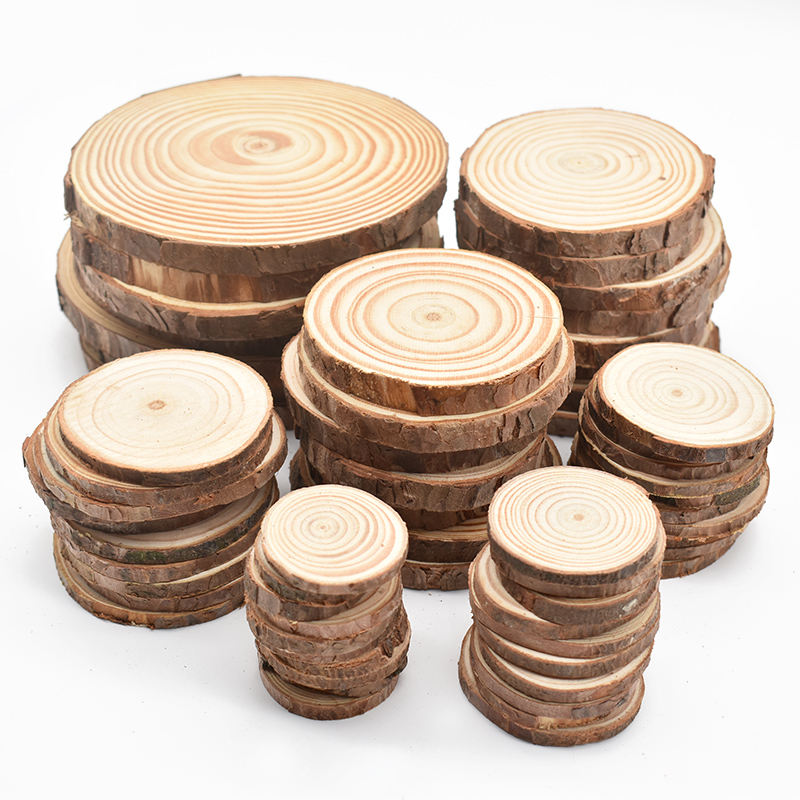 3-12cm Thick Natural Pine Roun - Oud Wood Chip review and price