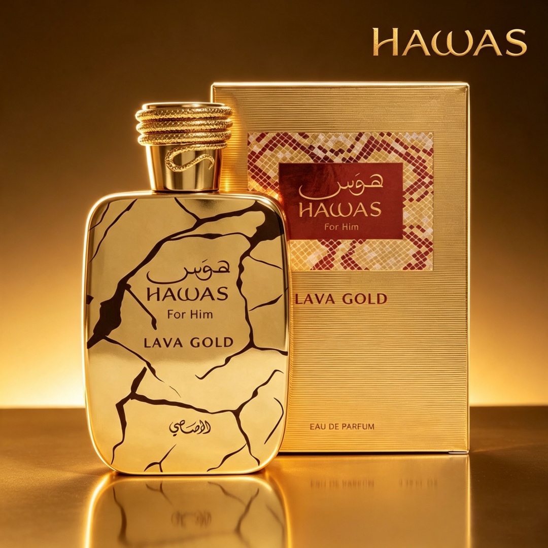Hawas Lava Gold by Rasasi 100m - Perfume Adrien Fragrance review and price