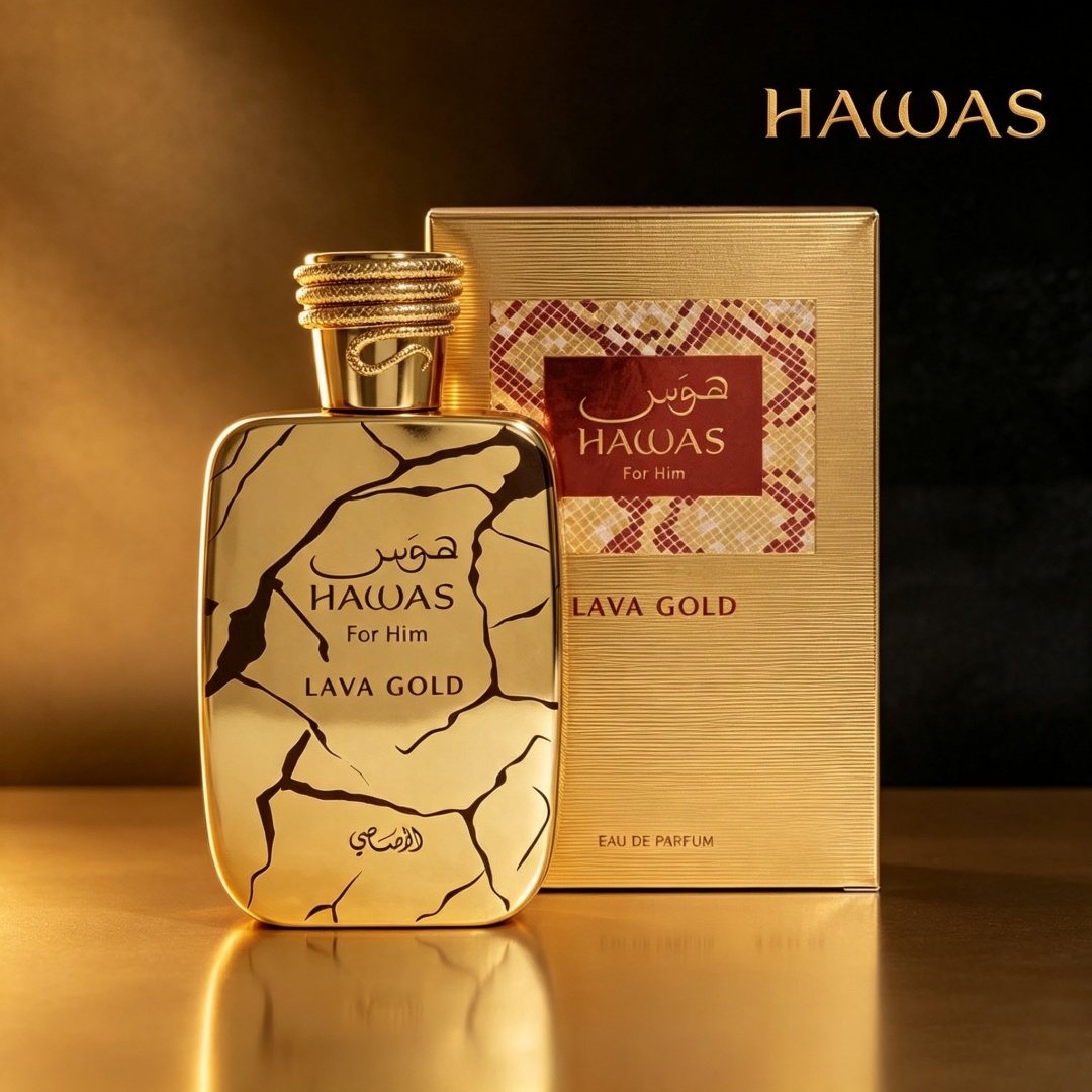 Hawas Lava Gold by Rasasi 100m - Perfume Adrien Fragrance review and price