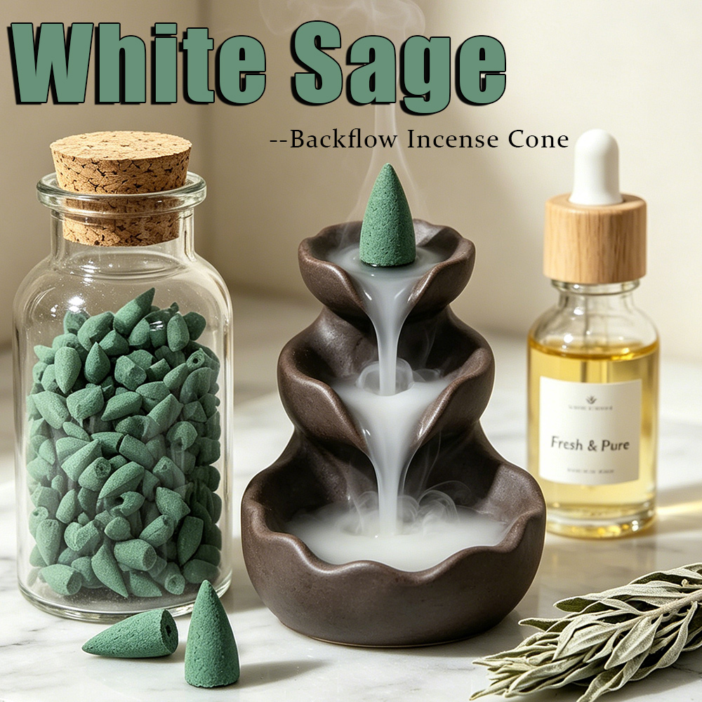 White Sage Scented Backflow In - Perfume Fragrance Oils For Candles review and price