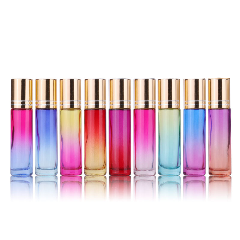 10Pcs 10ml Gradient Color Glas - Perfume Fragrance Kit review and price