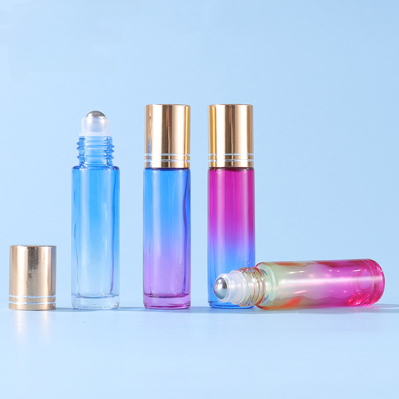10Pcs 10ml Gradient Color Glas - Perfume Fragrance Kit review and price