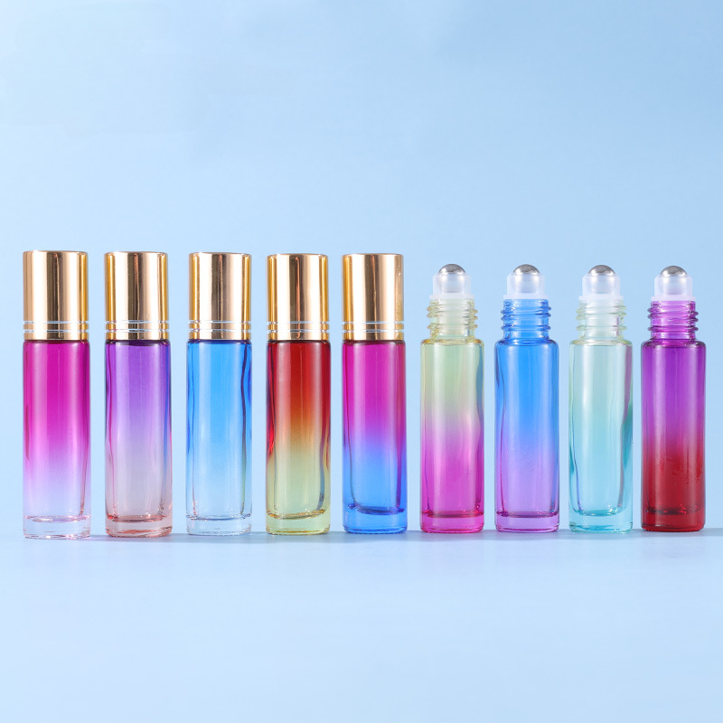 10Pcs 10ml Gradient Color Glas - Perfume Fragrance Kit review and price