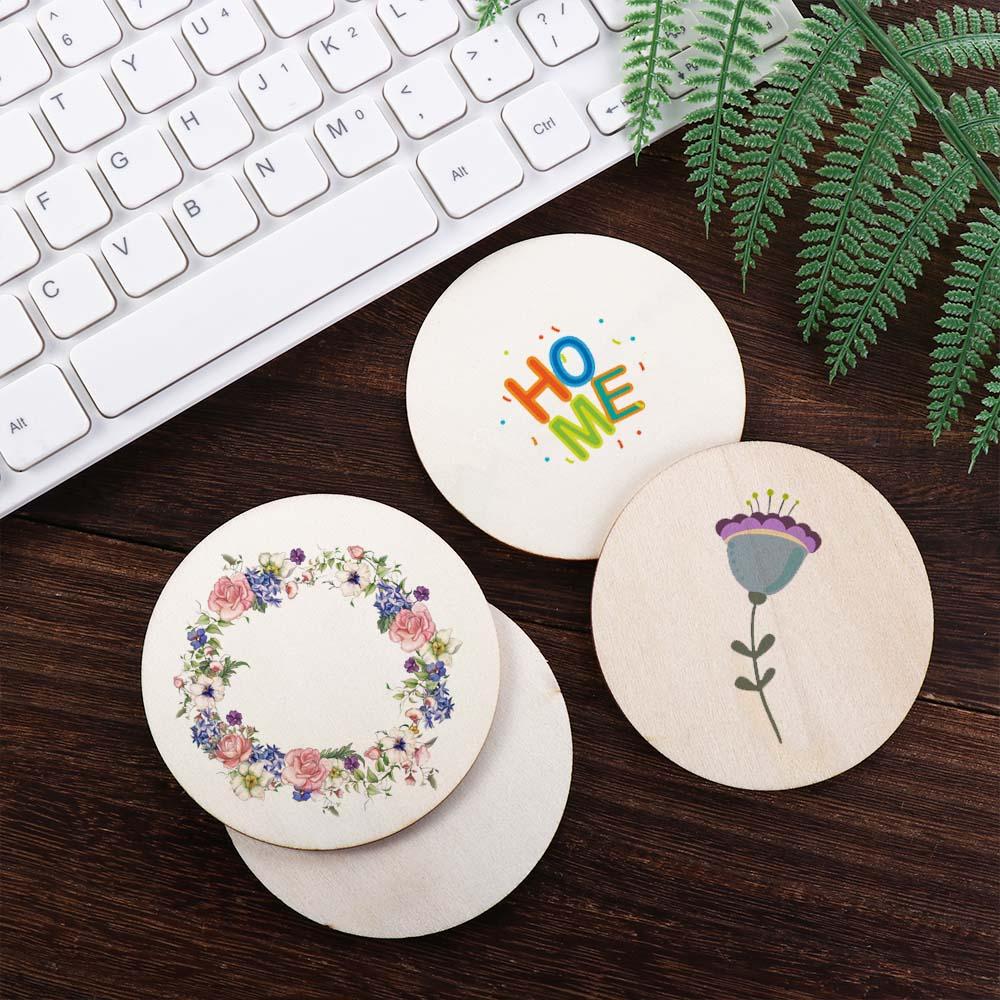 5-100Pcs Unfinished Round Wood - Oud Wood Chip review and price