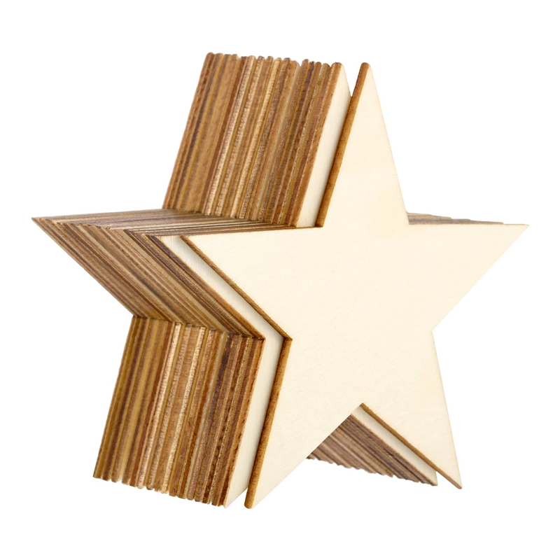 Wood Star Shape Unfinished Bla - Oud Wood Chip review and price